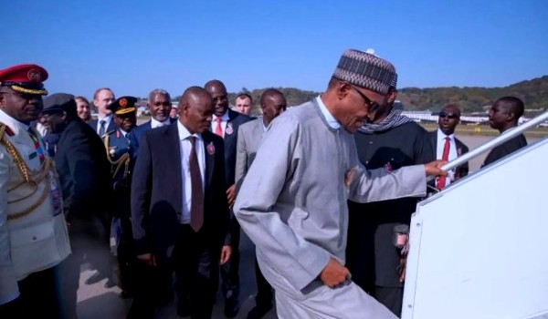 Buhari leaves Abuja for African peace confab in Mauritania